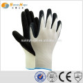 Sunnyhope13Gauge guantes de jardín de algodón blanco de látex